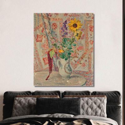 Still Life With Bouquet Henri Lebasque hlb47 canvas print 