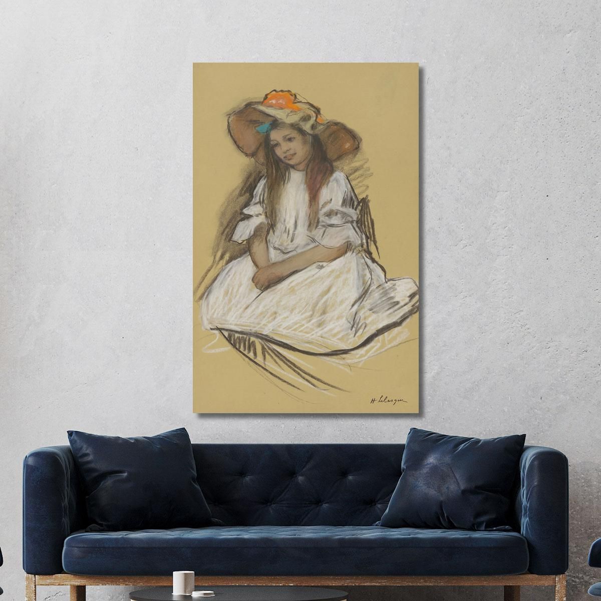 Nono Daughter Of The Painter Henri Lebasque hlb49 canvas print 