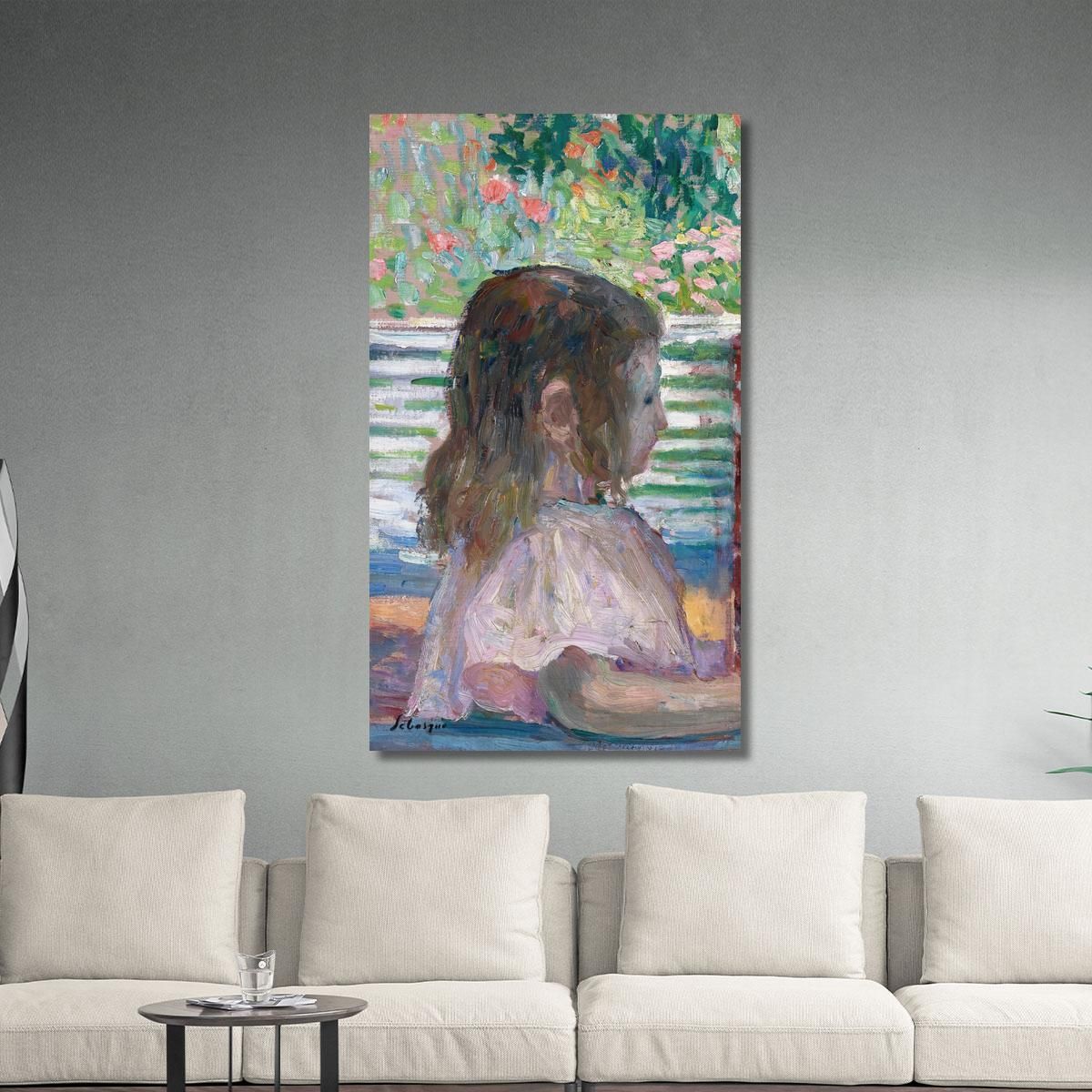 Small Head In Profile Henri Lebasque hlb64 canvas print 