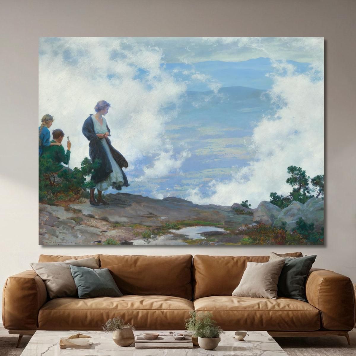 After The Storm Charles Courtney Curran ccc2 canvas print 