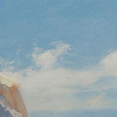 Bear Rocks Charles Courtney Curran ccc5 canvas print Bear Rocks Charles Courtney Curran ccc5 canvas print