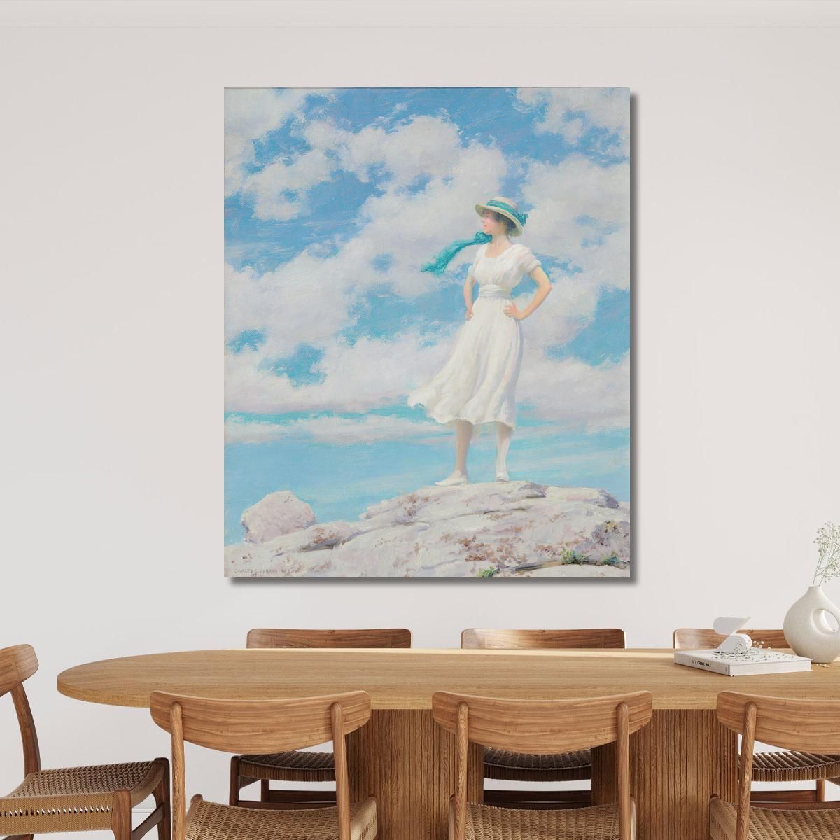 Summy Sky On The Summit Charles Courtney Curran ccc25 canvas print 