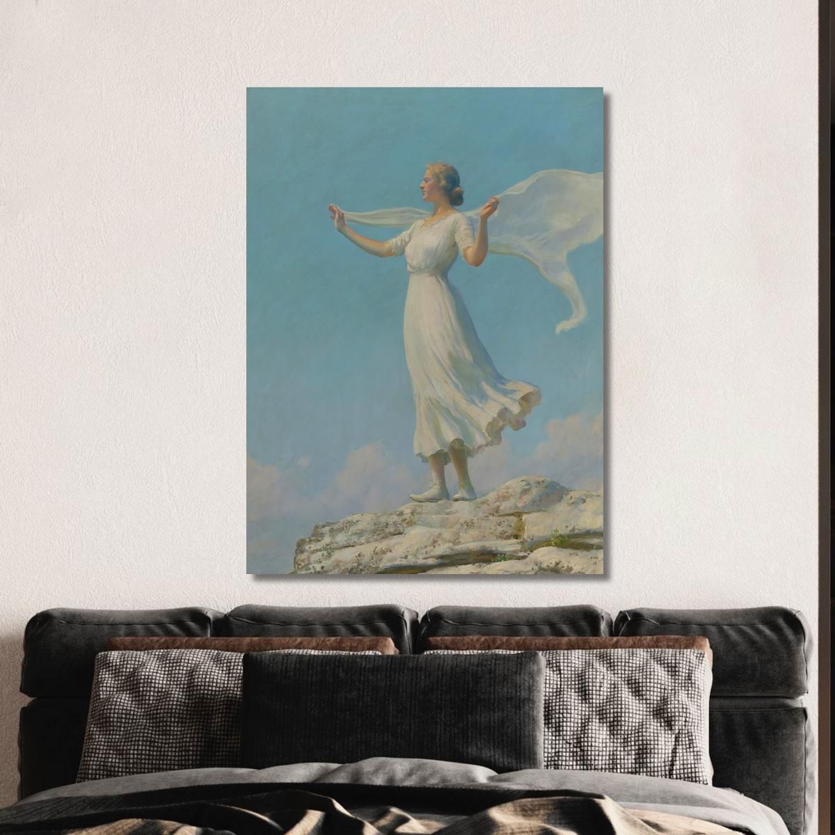 The South Wind The Breezy Day Charles Courtney Curran ccc29 canvas print 