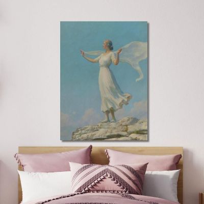 The South Wind The Breezy Day Charles Courtney Curran ccc29 canvas print 