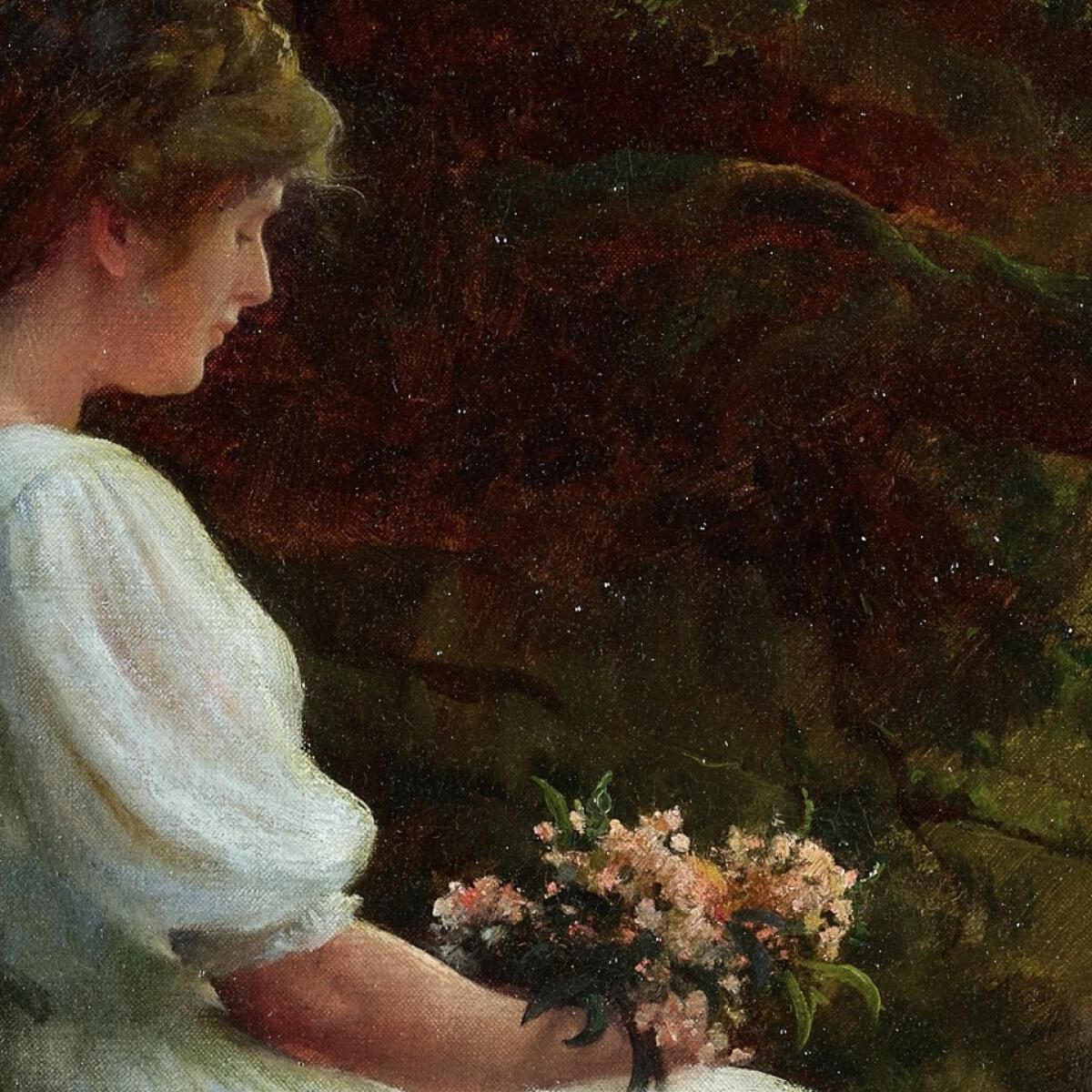 Wishful Thinking Charles Courtney Curran ccc32 canvas print