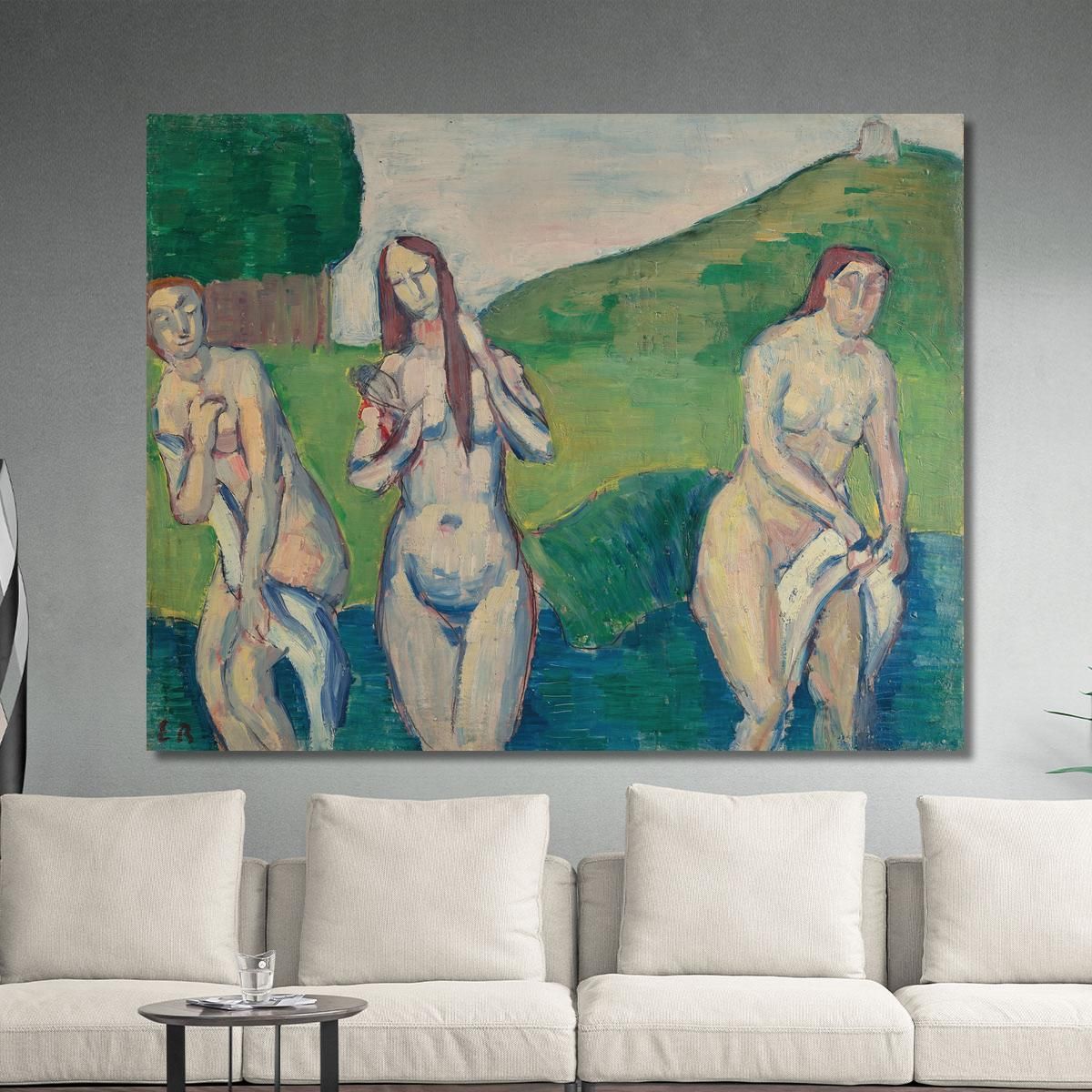 Bathers Emile Bernard ebr4 canvas print 