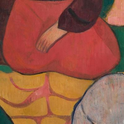 Breton Women At A Wall Emile Bernard ebr7 canvas print