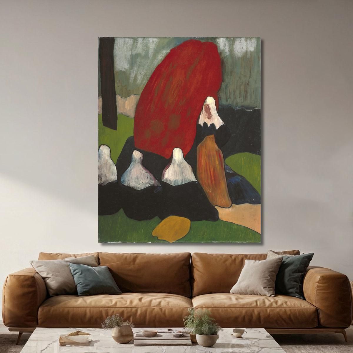 Breton Women With Seaweed Emile Bernard ebr8 canvas print 