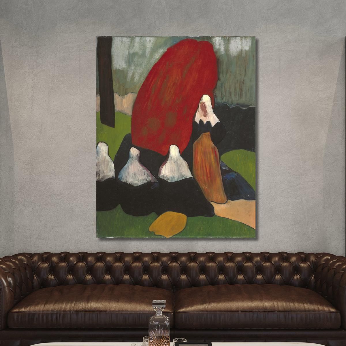 Breton Women With Seaweed Emile Bernard ebr8 canvas print 