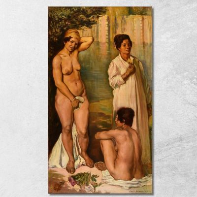 Fellah Women At The Bath Emile Bernard ebr17 canvas print 