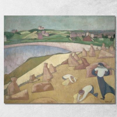 Harvest By The Sea Emile Bernard ebr18 canvas print 