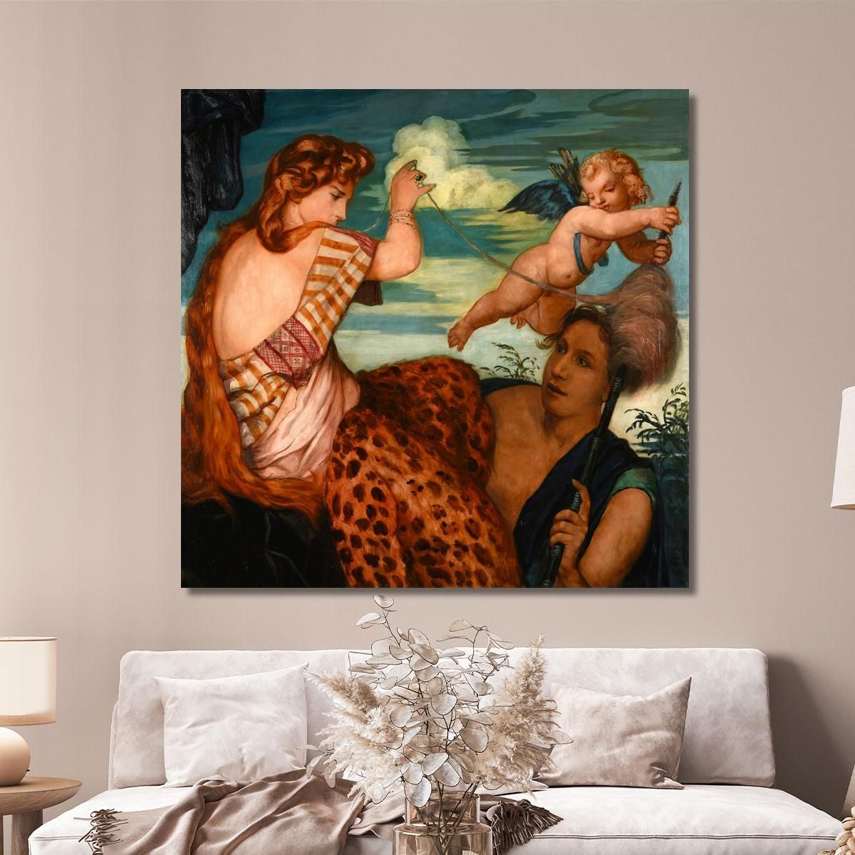 Hercules And Omphale Emile Bernard ebr20 canvas print 