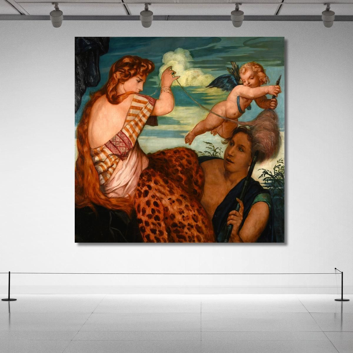 Hercules And Omphale Emile Bernard ebr20 canvas print 