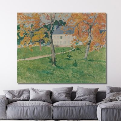 House Among Trees Pont-Aven Emile Bernard ebr21 canvas print 