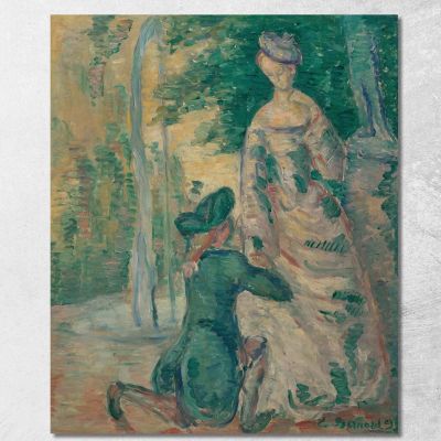 Galante Scene Emile Bernard ebr40 canvas print 