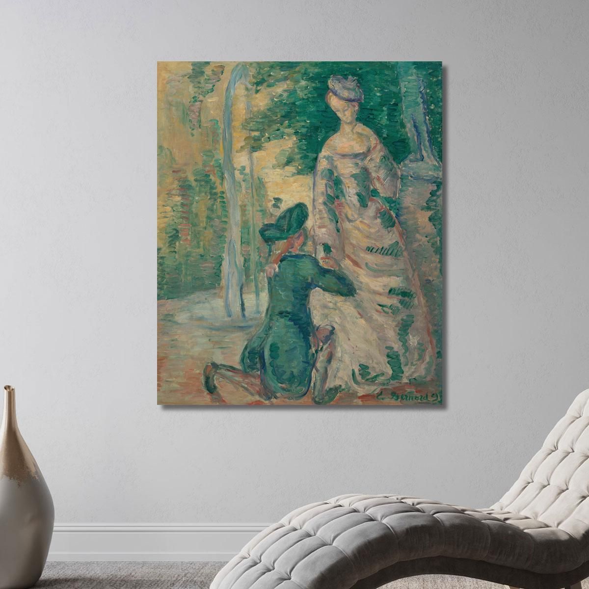 Galante Scene Emile Bernard ebr40 canvas print 