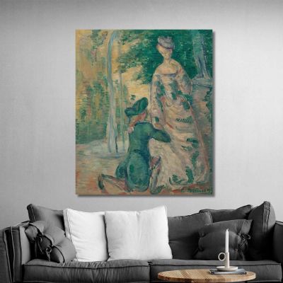 Galante Scene Emile Bernard ebr40 canvas print 