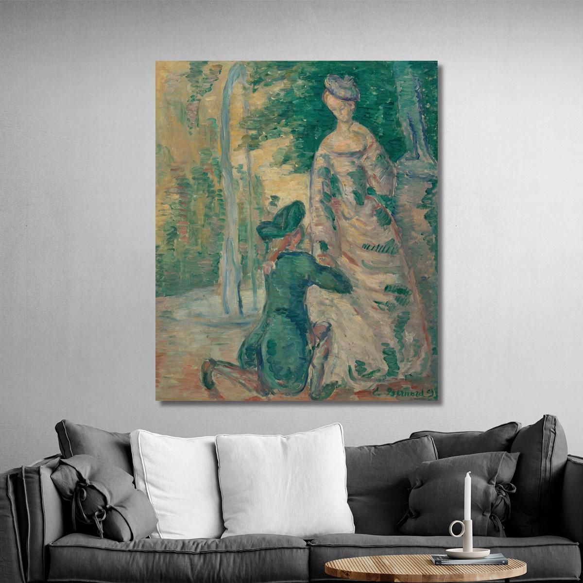 Galante Scene Emile Bernard ebr40 canvas print 