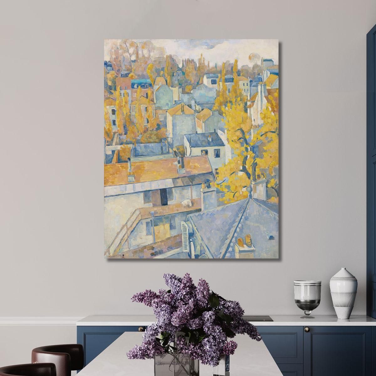View Of The Roofs Emile Bernard ebr52 canvas print 
