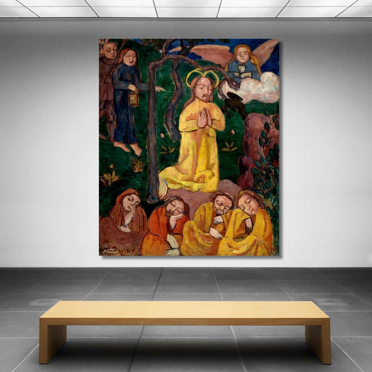 Yellow Christ Emile Bernard ebr55 canvas print 