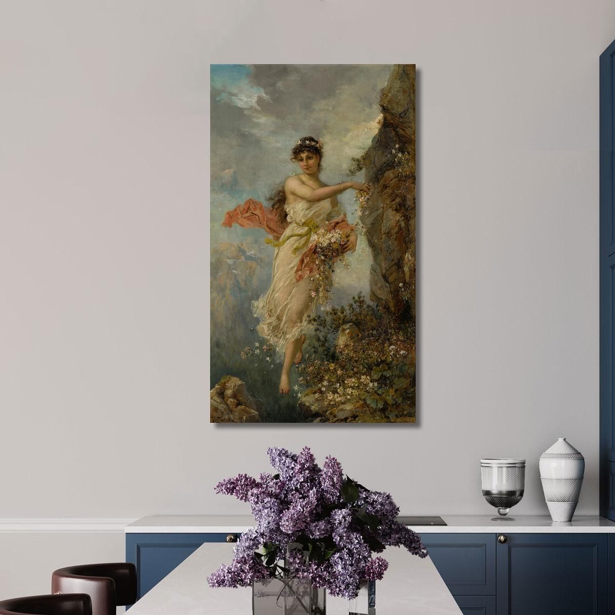 Alpenflora Hans Zatzka hzt8 canvas print 