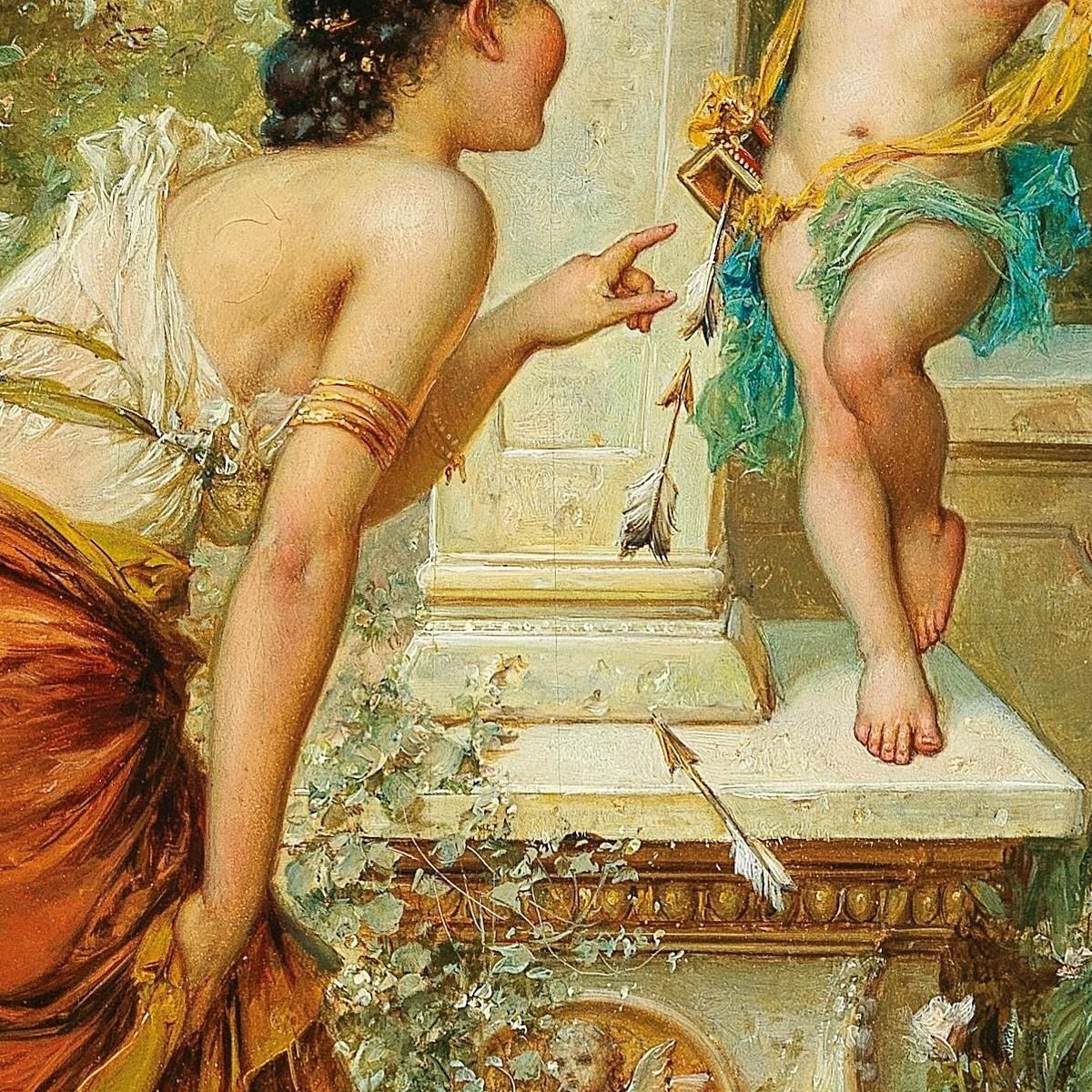 Punished Arrogance Hans Zatzka hzt13 canvas print