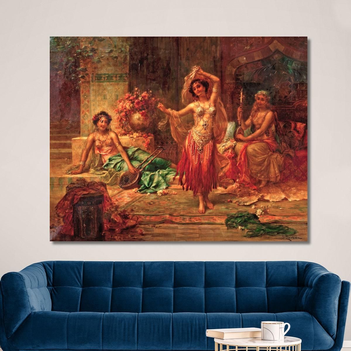 Harem Entertainers Hans Zatzka hzt24 canvas print 