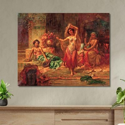 Harem Entertainers Hans Zatzka hzt24 canvas print 