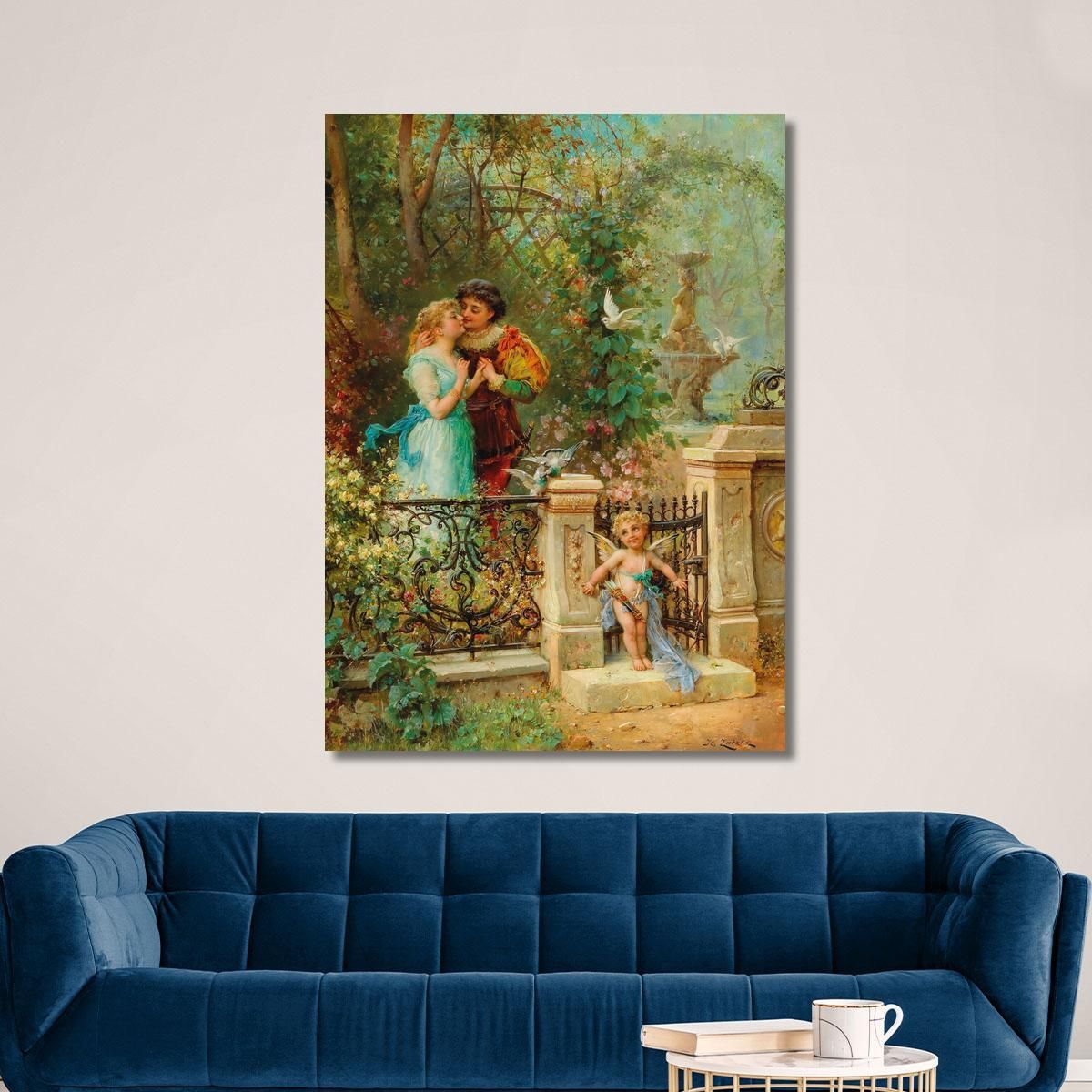 In Banne Love Hans Zatzka hzt26 canvas print 