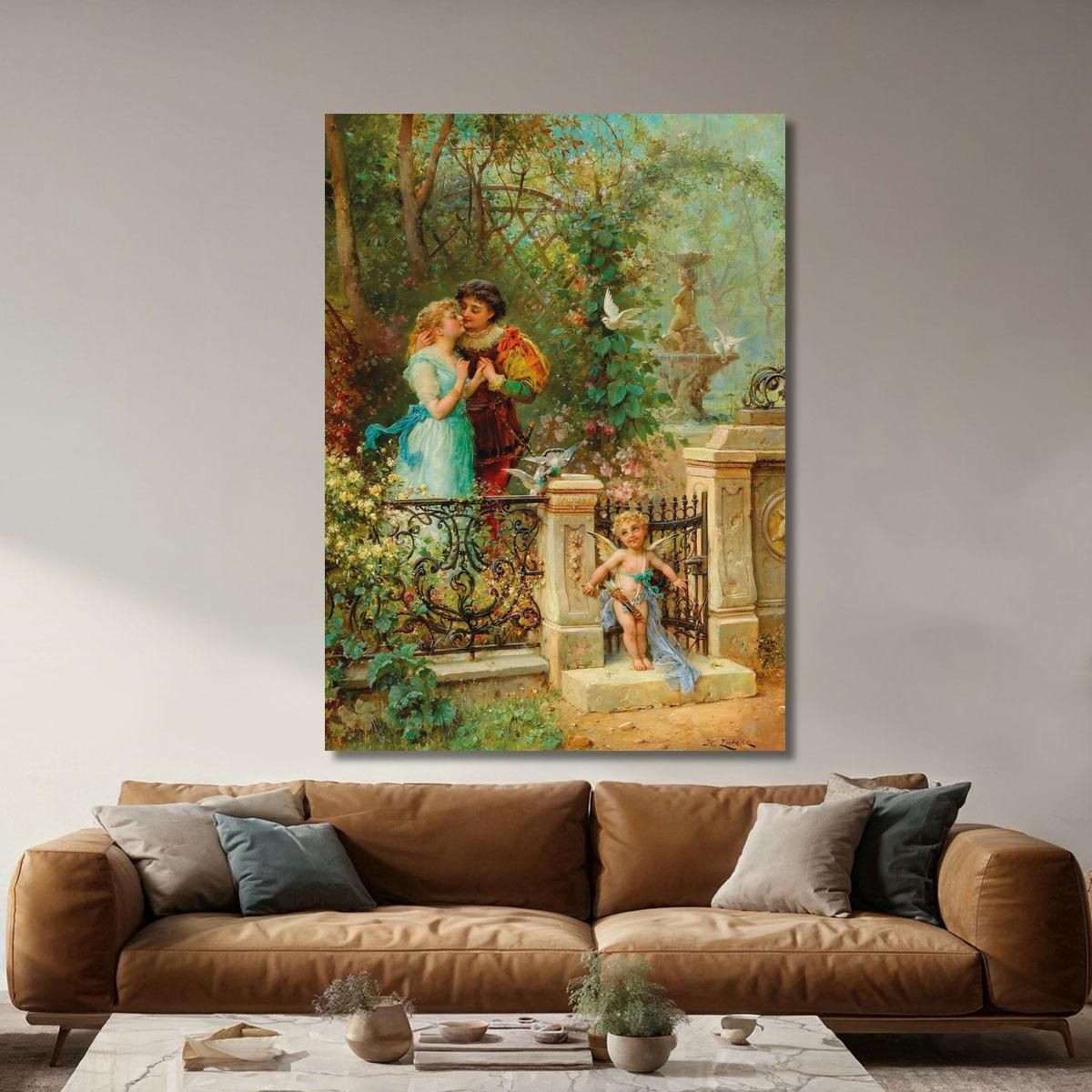 In Banne Love Hans Zatzka hzt26 canvas print 