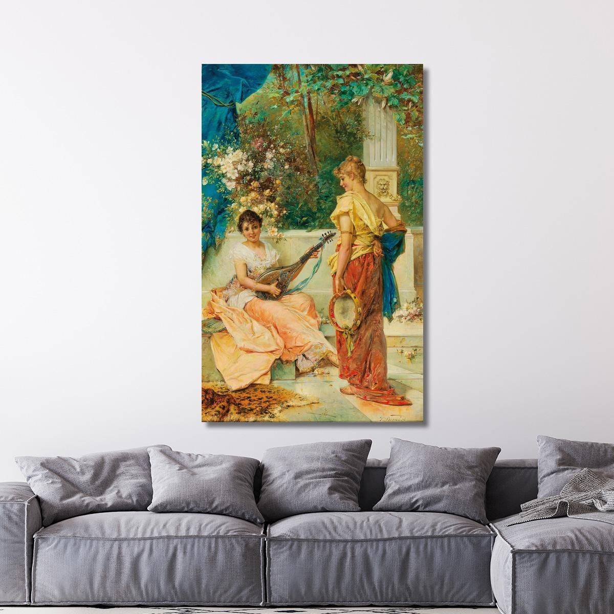 A Merry Tune Hans Zatzka hzt32 canvas print 