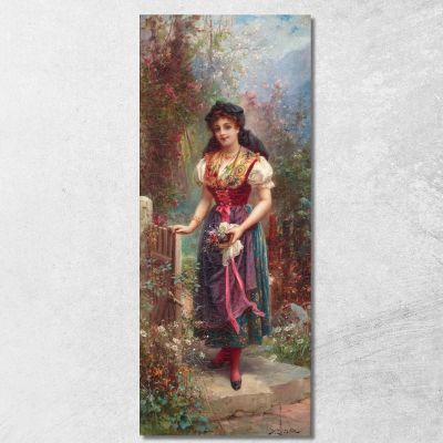 Off To Church Hans Zatzka hzt37 canvas print 