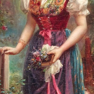 Off To Church Hans Zatzka hzt37 canvas print