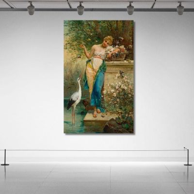 Oriental Beauty Hans Zatzka hzt38 canvas print 