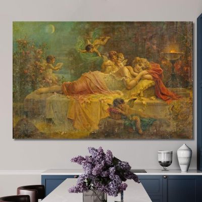 Sweet Dreams Hans Zatzka hzt45 canvas print 