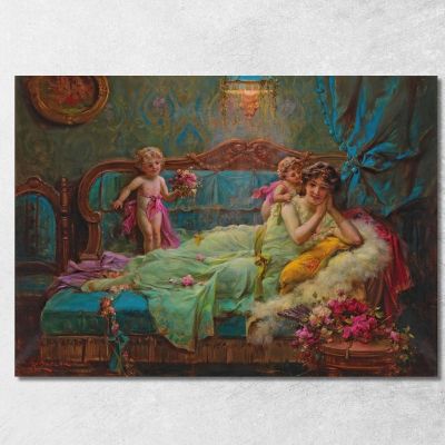 Sweet Greetings Eder Riebesboten Hans Zatzka hzt46 canvas print 