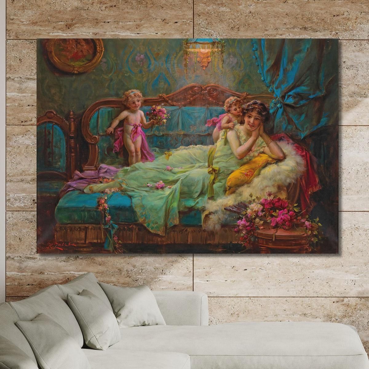 Sweet Greetings Eder Riebesboten Hans Zatzka hzt46 canvas print 