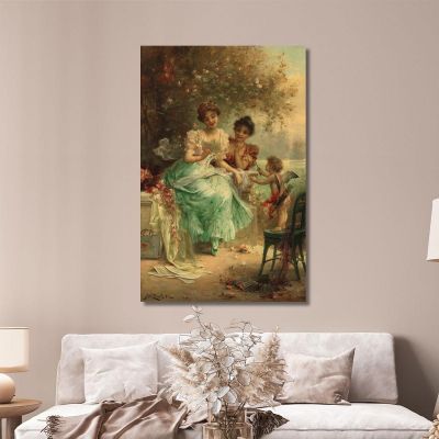 The Love Letter Hans Zatzka hzt48 canvas print 