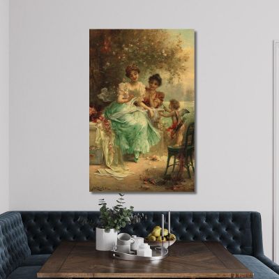 The Love Letter Hans Zatzka hzt48 canvas print 