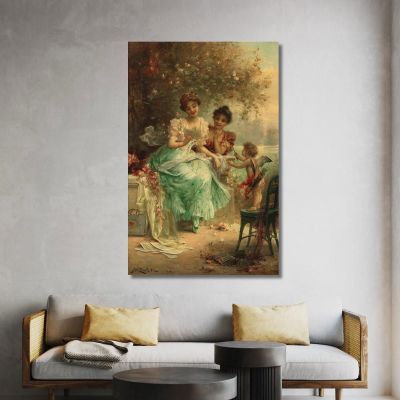 The Love Letter Hans Zatzka hzt48 canvas print 