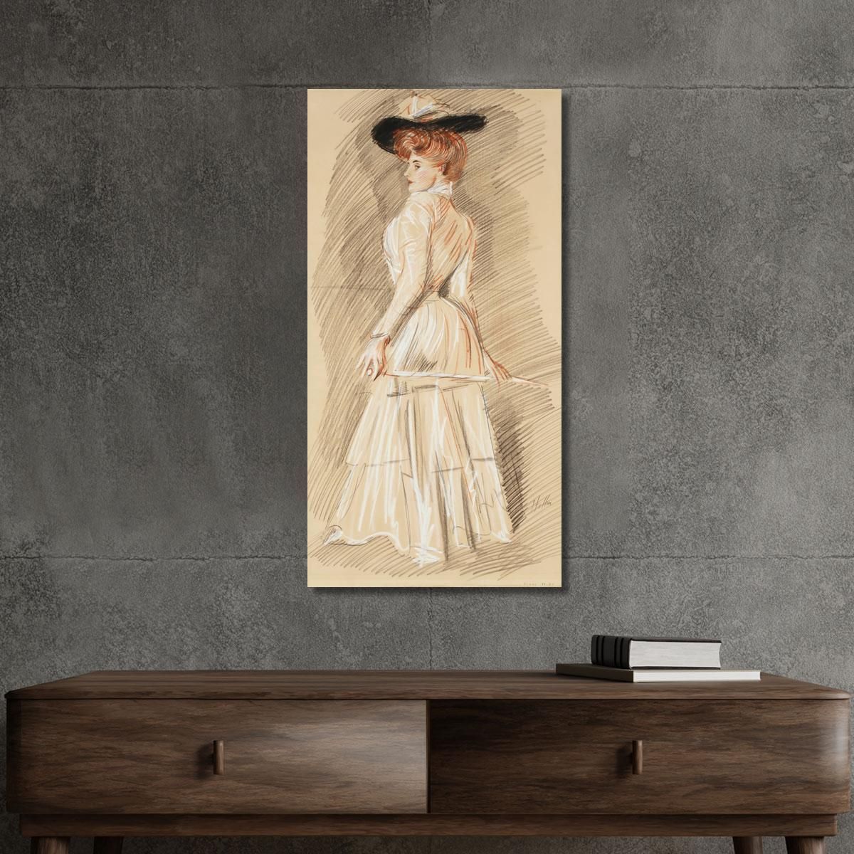 Elegant Cane Paul César Helleu pch6 canvas print 