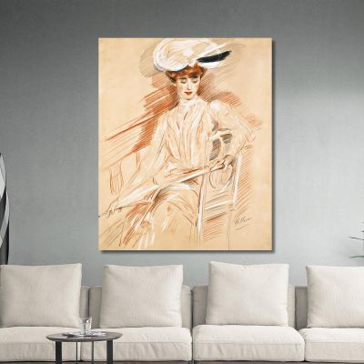 The Parasol Paul César Helleu pch19 canvas print 