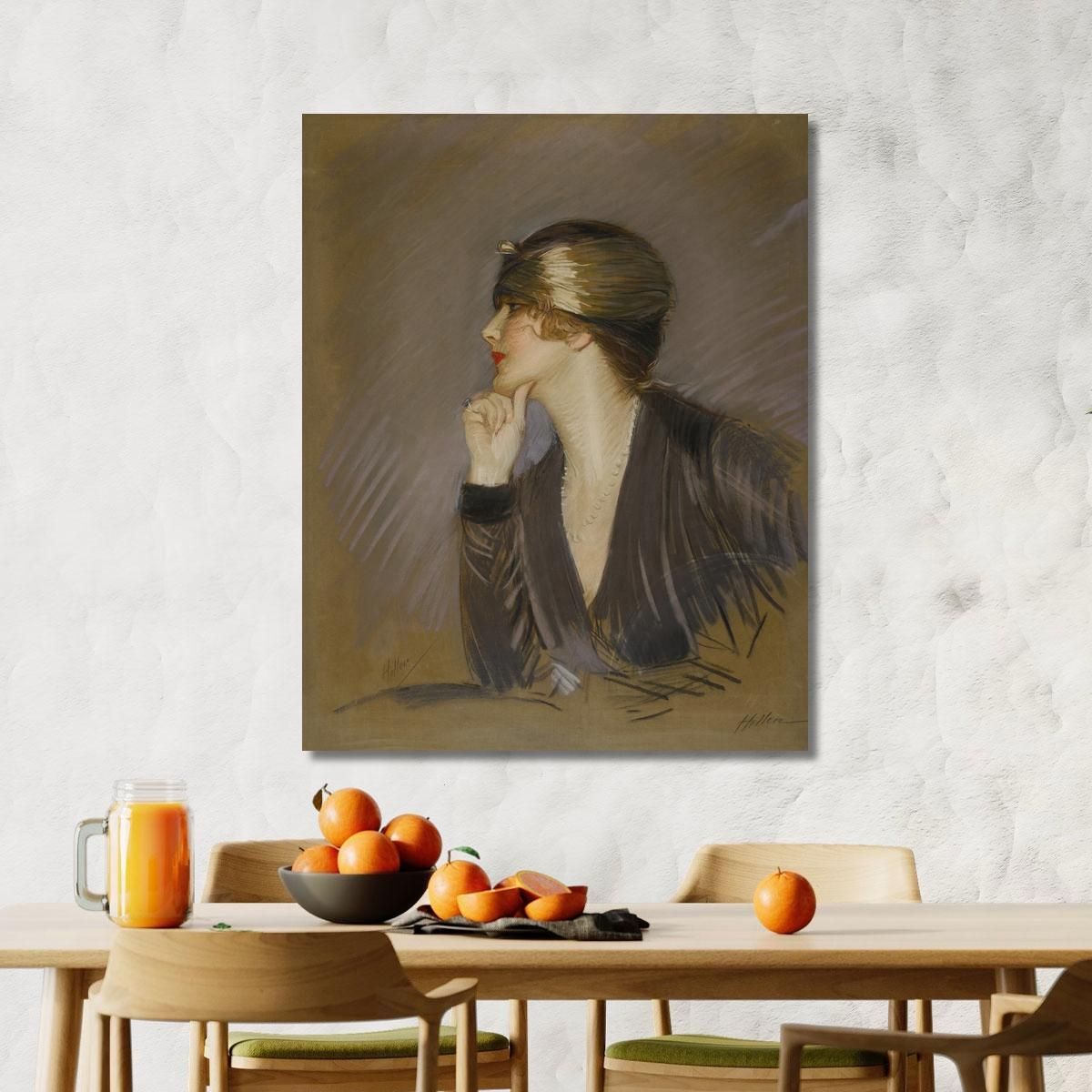 Portrait Of Lucette Paul César Helleu pch40 canvas print 