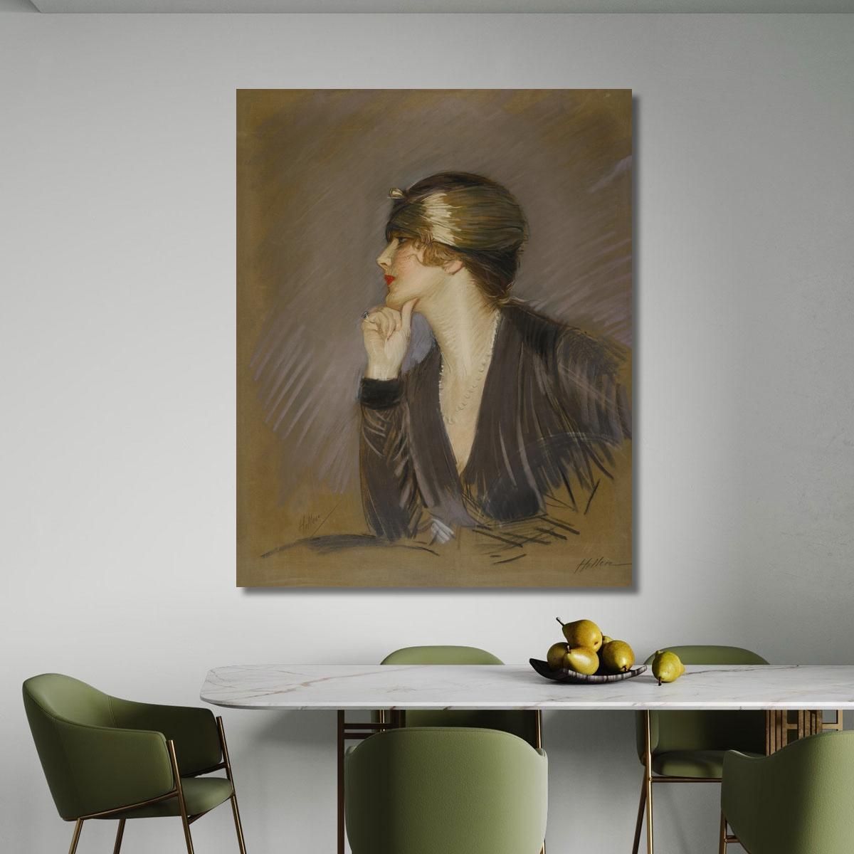 Portrait Of Lucette Paul César Helleu pch40 canvas print 