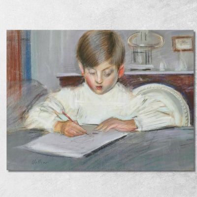 The Drawing Lesson Paul César Helleu pch56 canvas print 