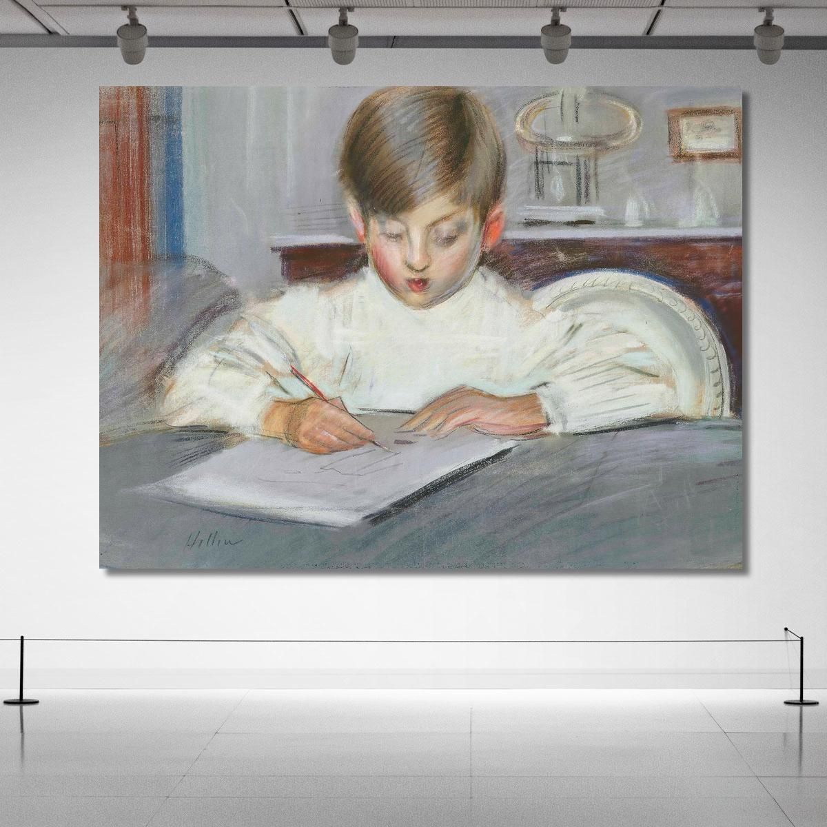 The Drawing Lesson Paul César Helleu pch56 canvas print 
