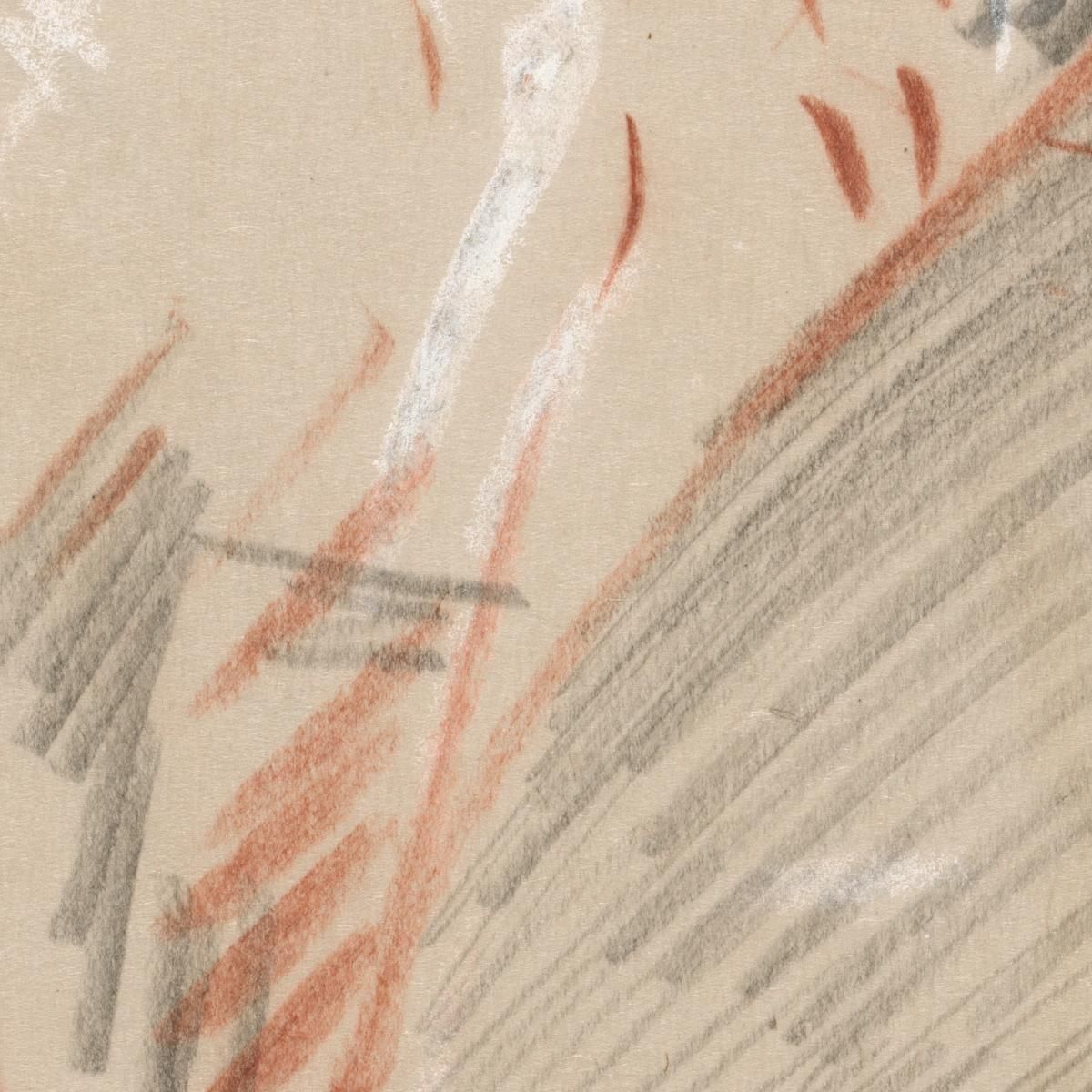 Woman Possibly Madame Alice Hellu Looking At A Drawing Paul César Helleu pch57 canvas print