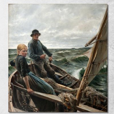 At Sea Albert Edelfelt aed2 canvas print 