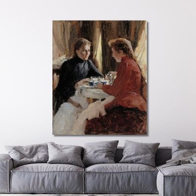 Elevenses Albert Edelfelt aed22 canvas print 