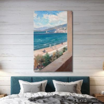 From My Window In Cannes Albert Edelfelt aed28 canvas print 